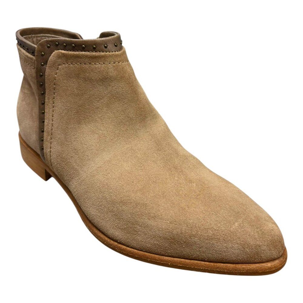 ITALEAU Miralda Suede Waterproof‎ Studded Bootie  NWOB